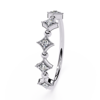Geometric Lab Grown Diamond Band