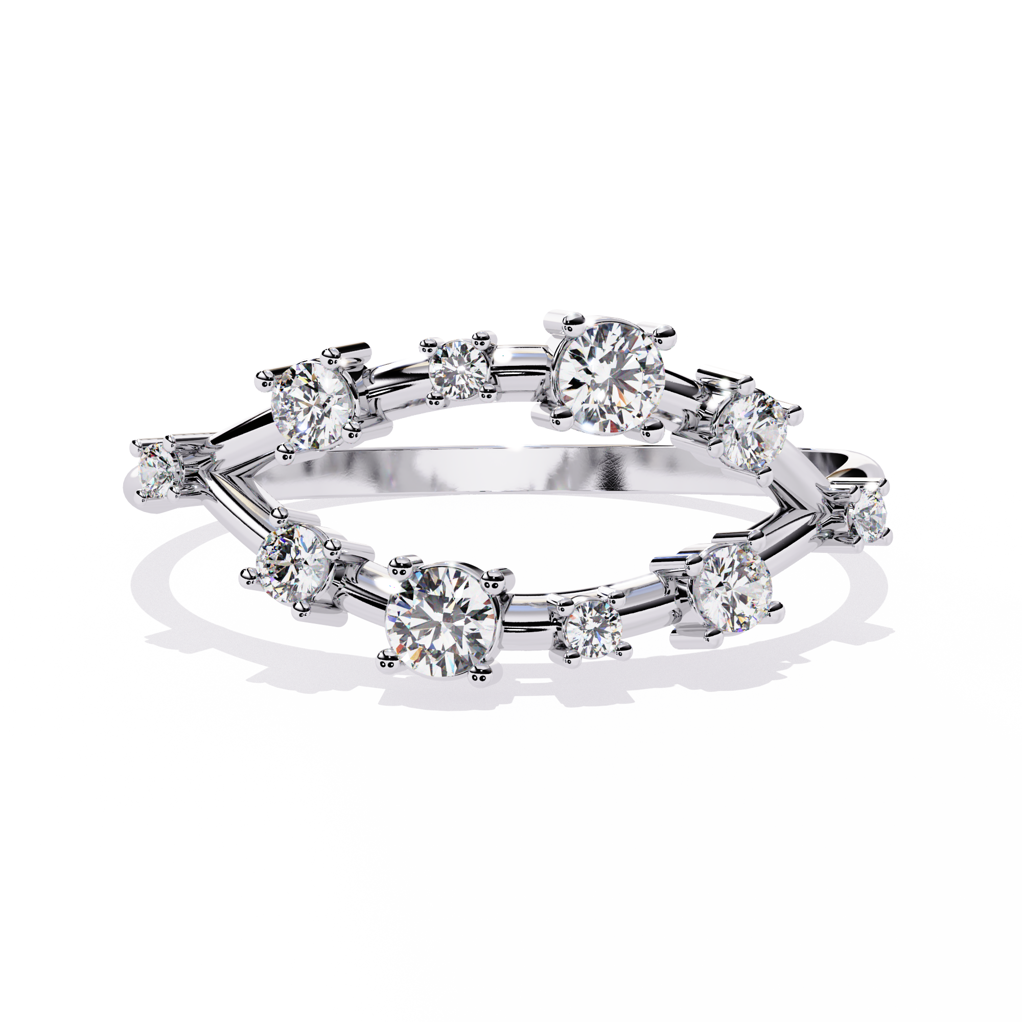 Multi-Stone Lab Grown Diamond Ring