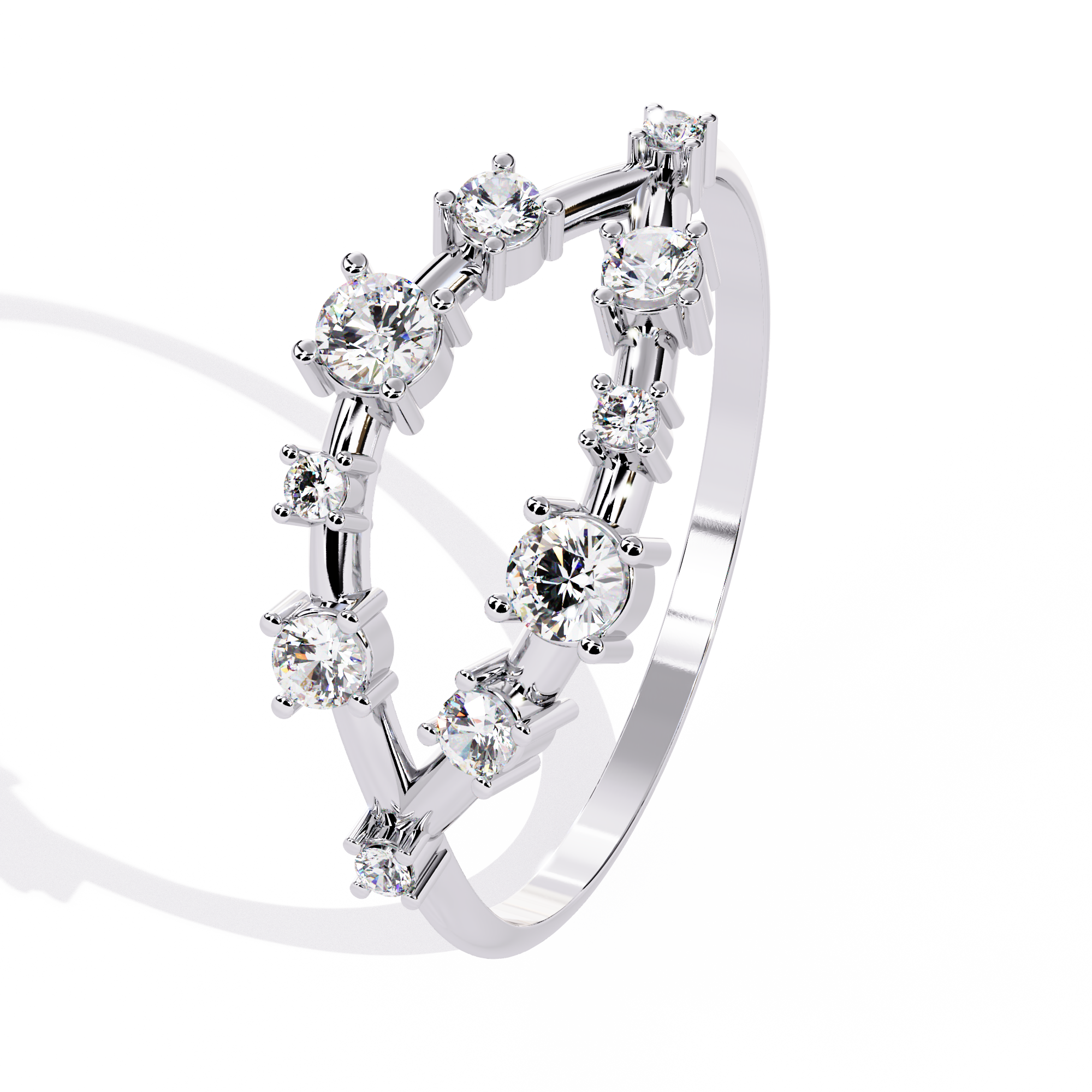 Multi-Stone Lab Grown Diamond Ring