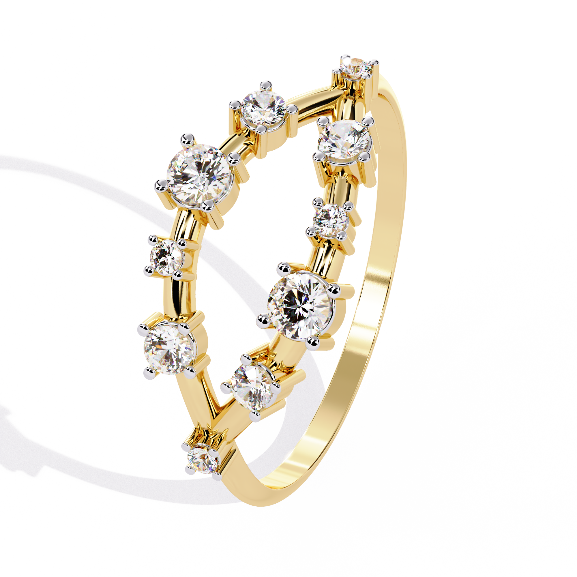 Multi-Stone Lab Grown Diamond Ring