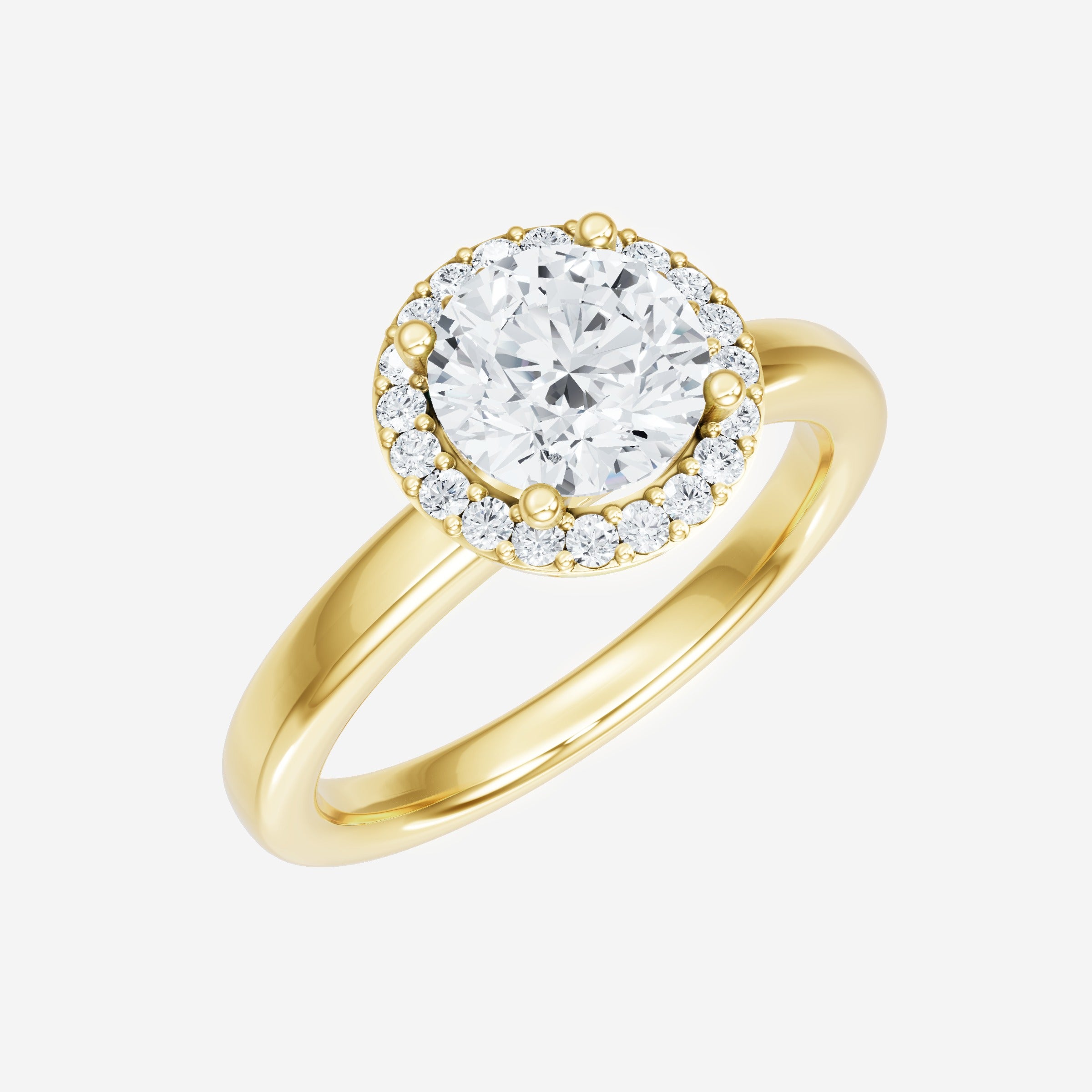 Round Brilliant Splendor Ring