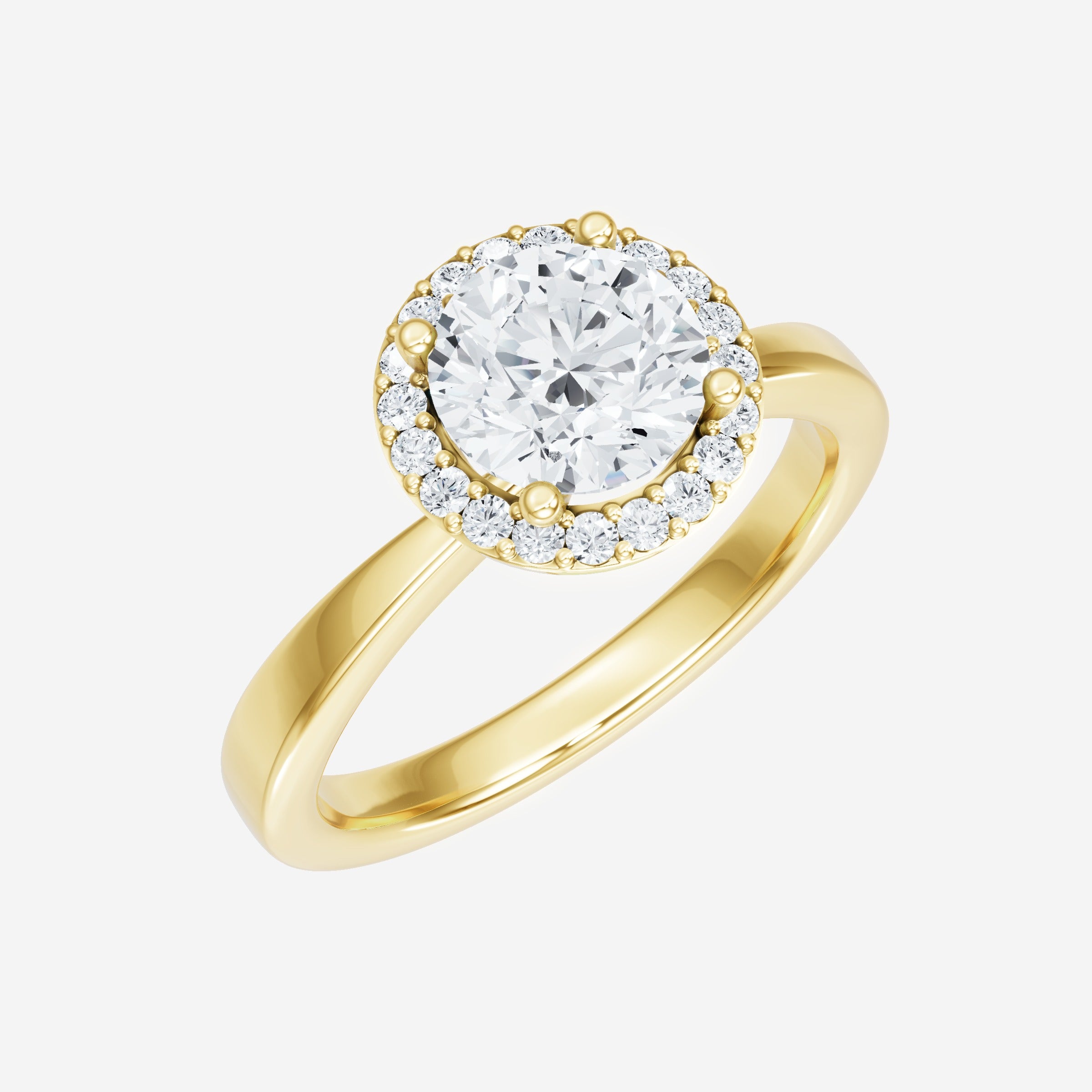 Round Shining Destiny Ring
