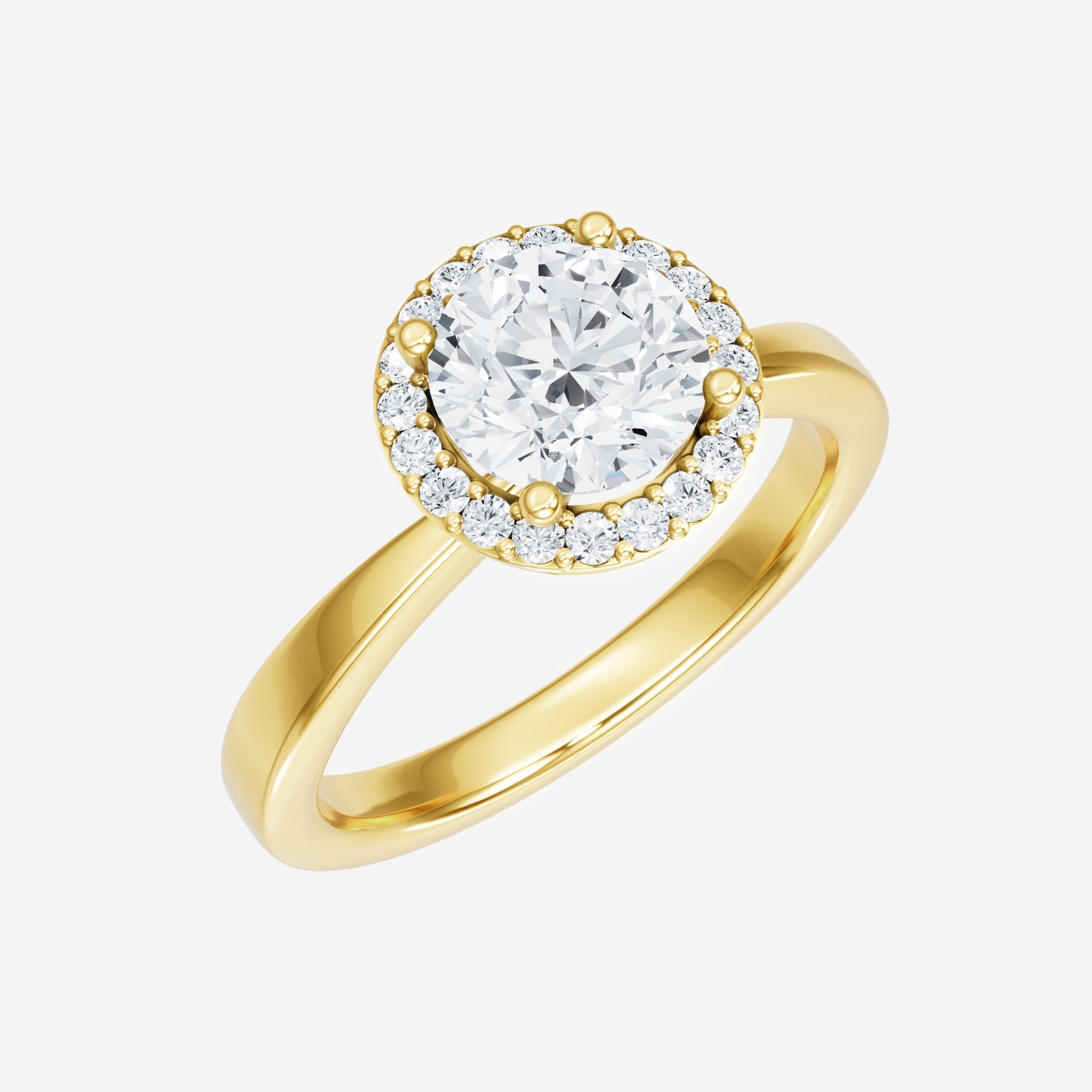 Round Shining Destiny Ring