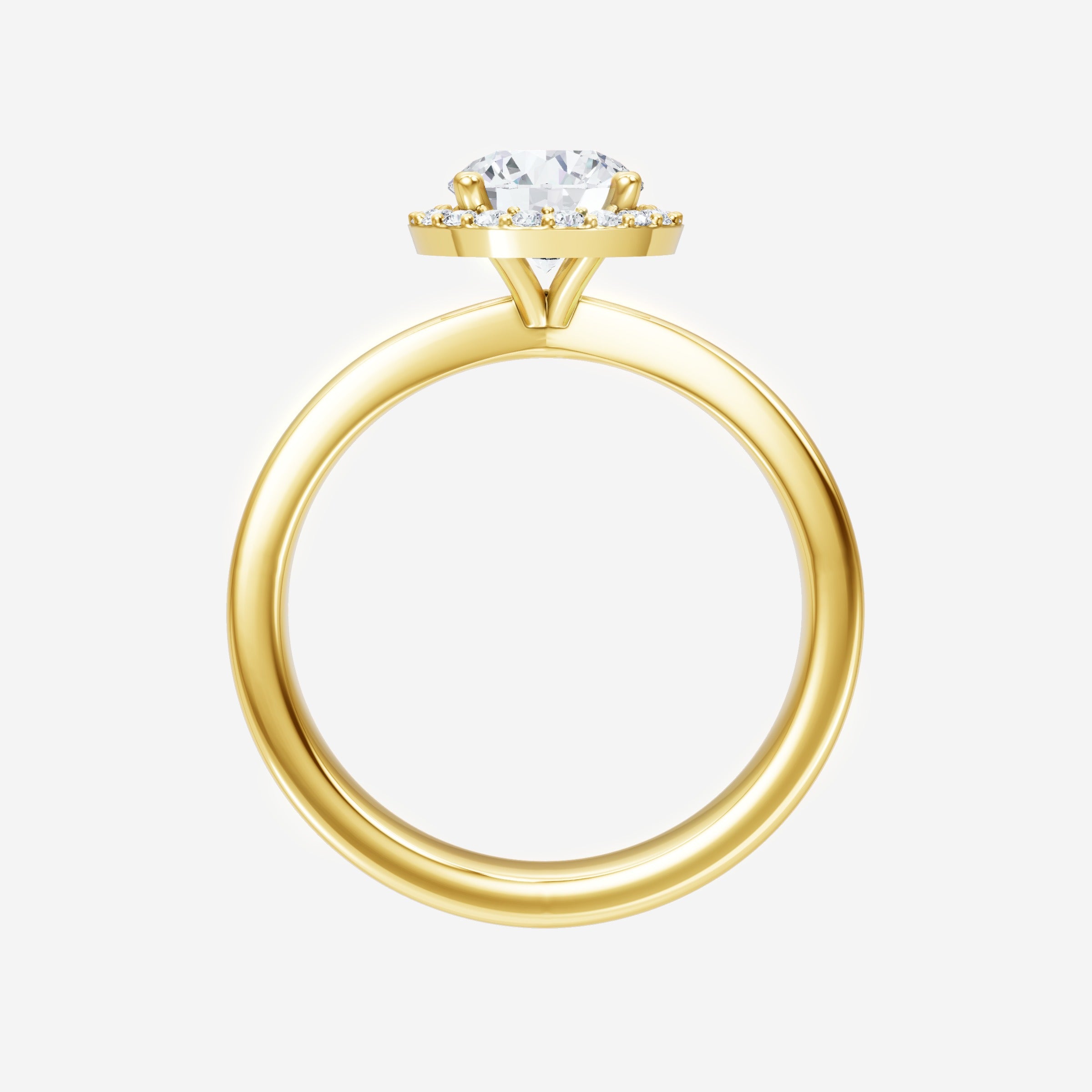 Round Shining Destiny Ring