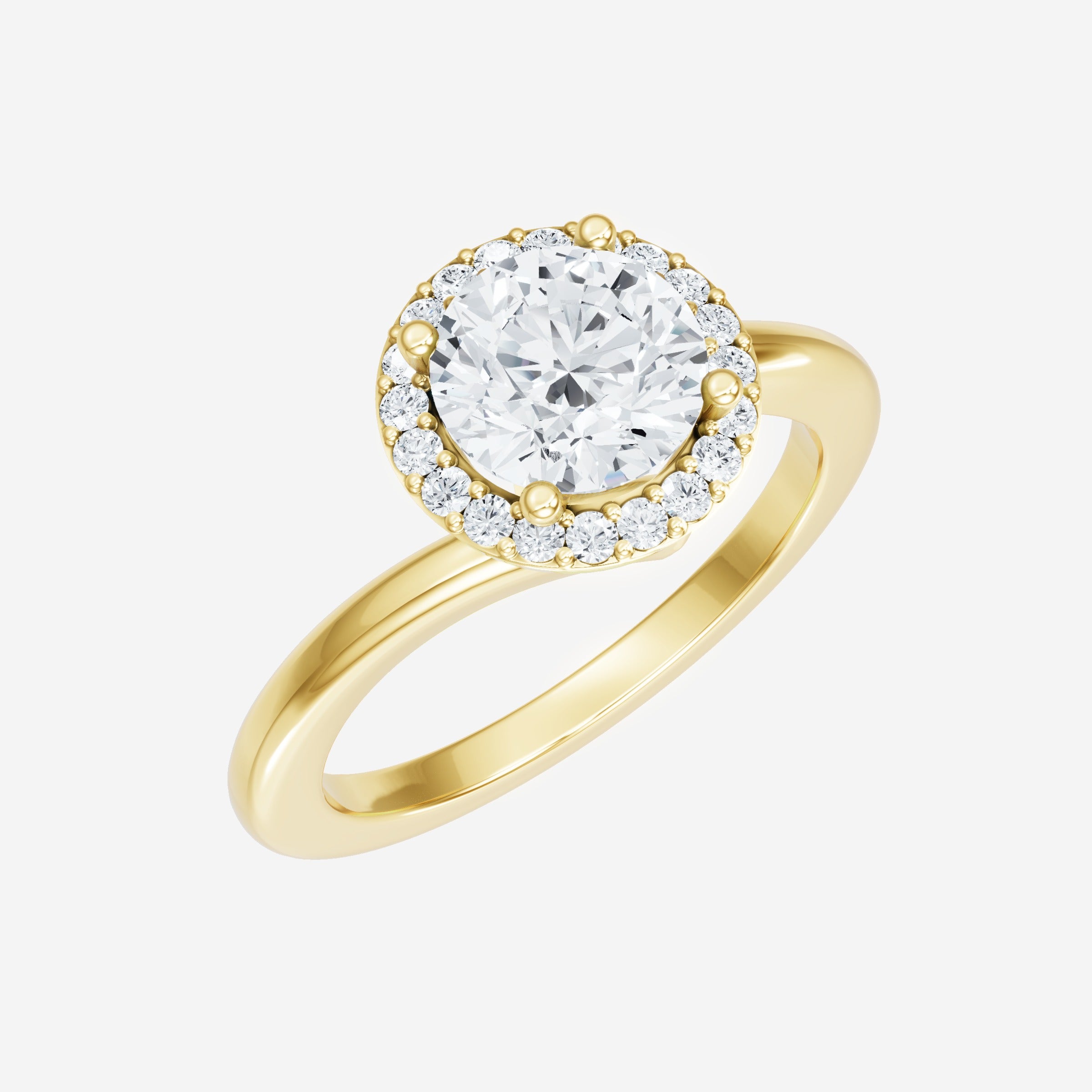 Round Shining Destiny Ring