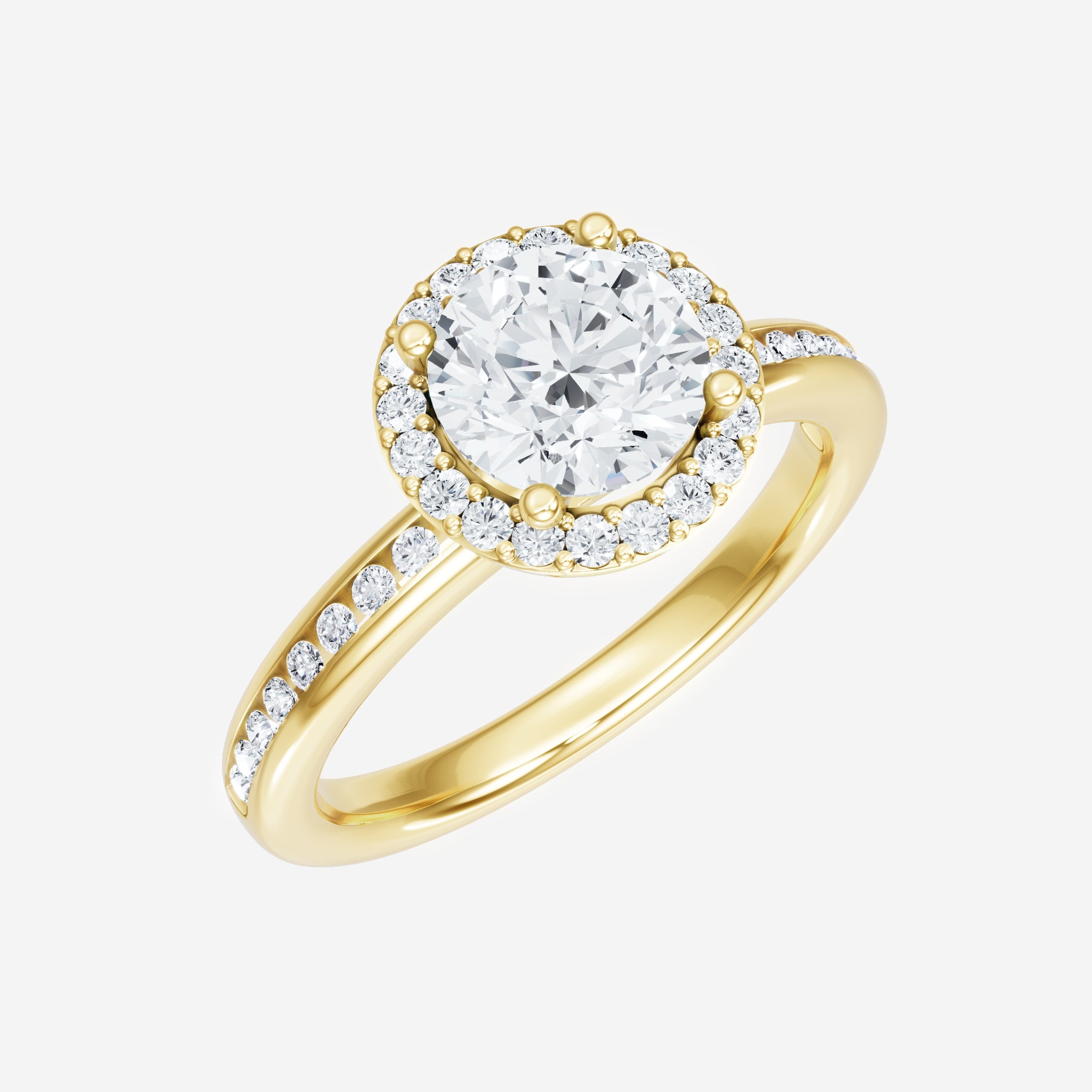 Round Shining Destiny Ring