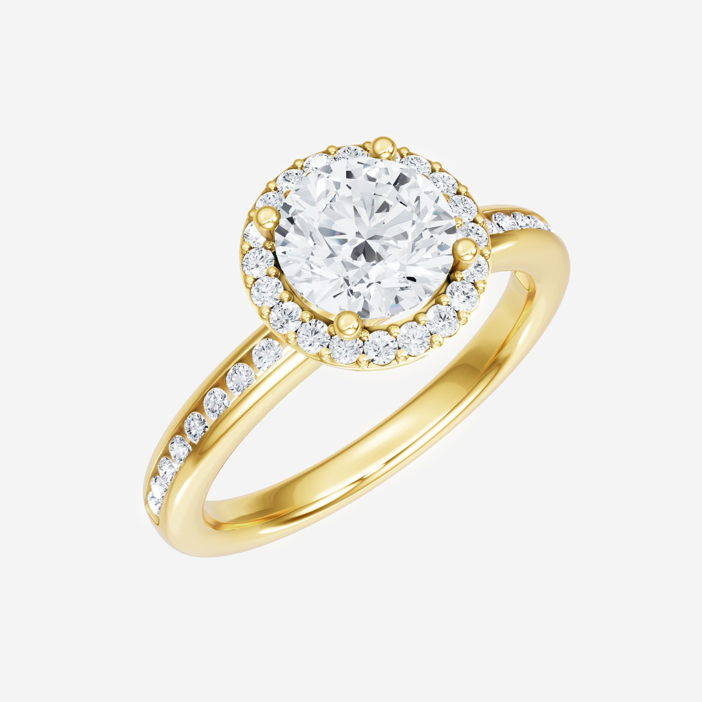 Round Shining Destiny Ring