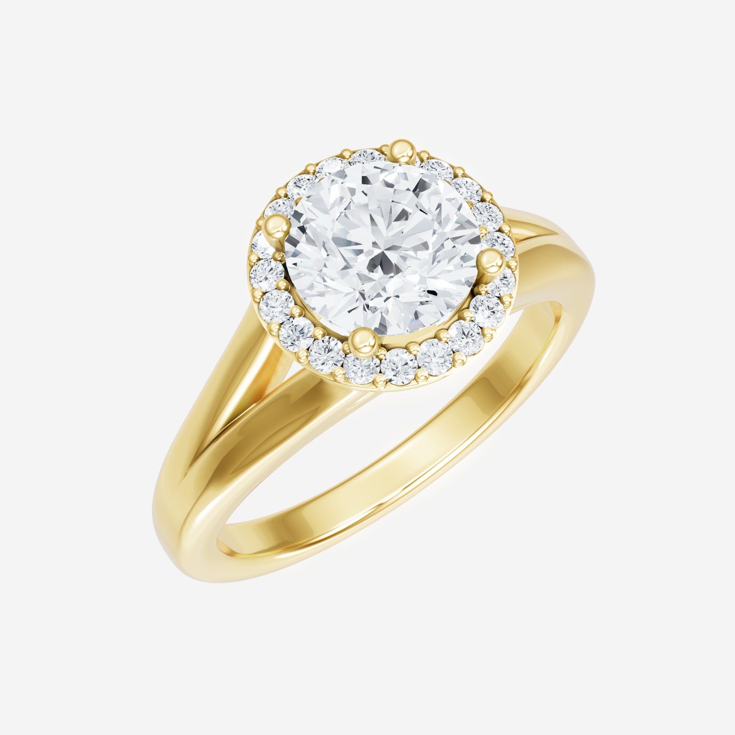 Round Shining Destiny Ring