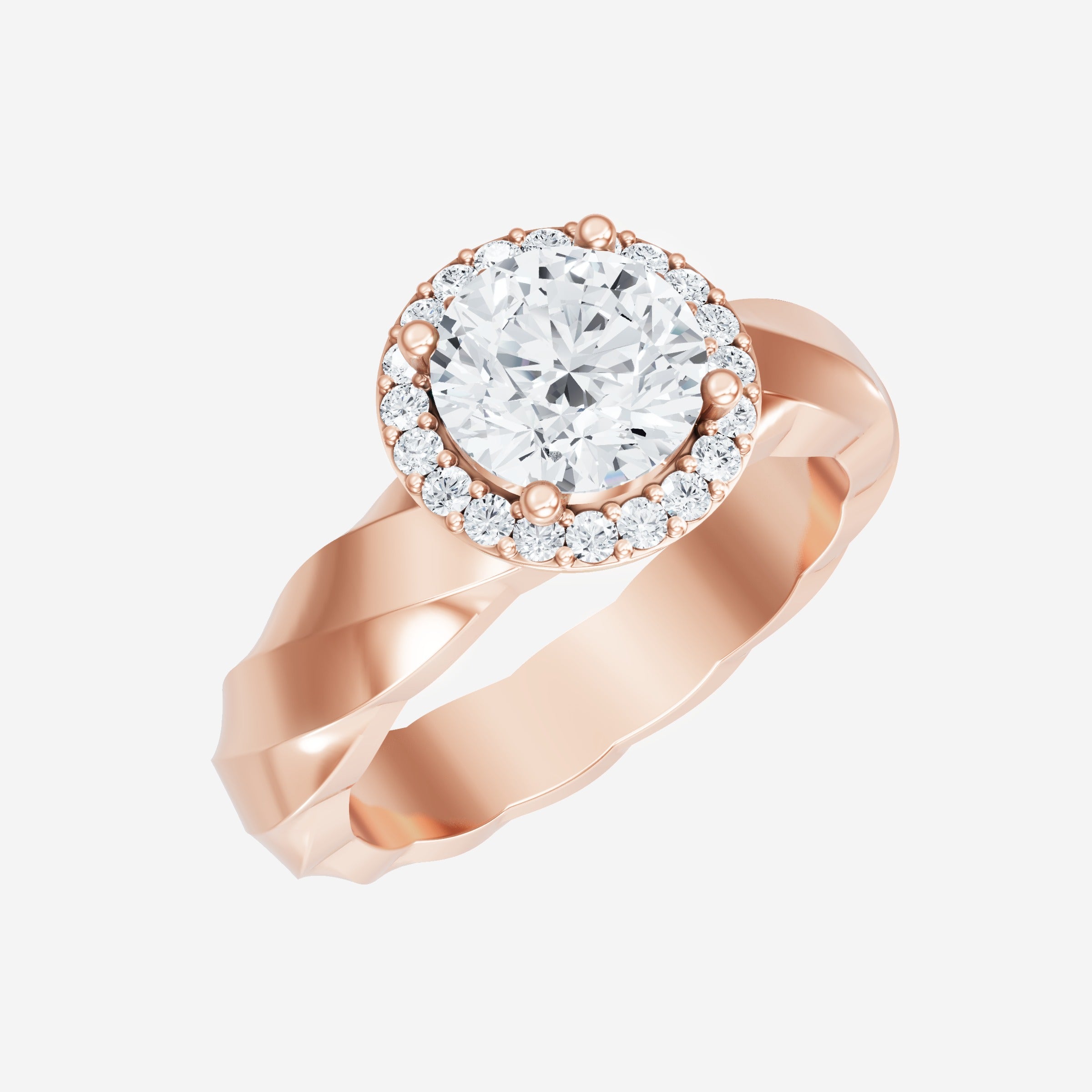 Round Shining Destiny Ring