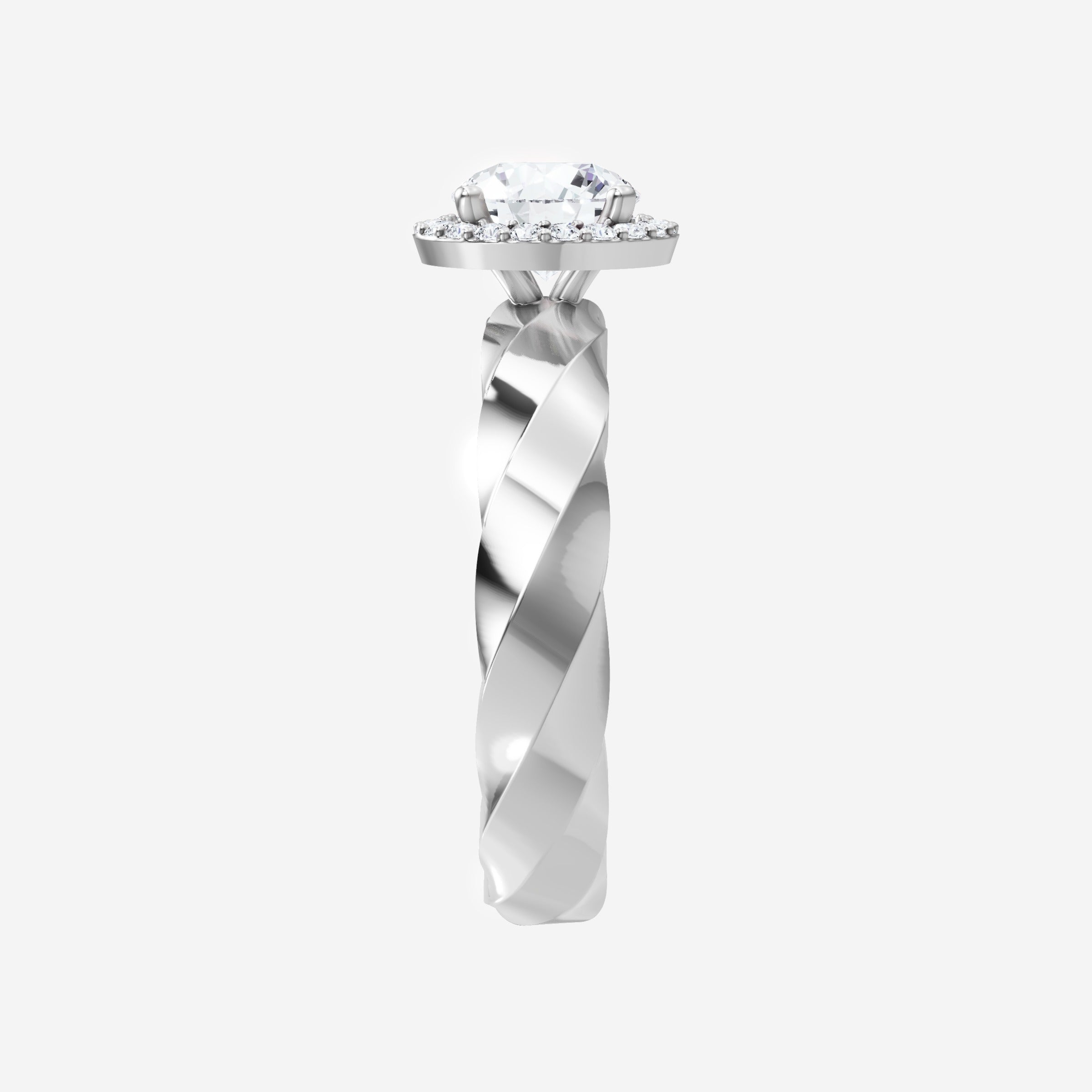 Round Shining Destiny Ring
