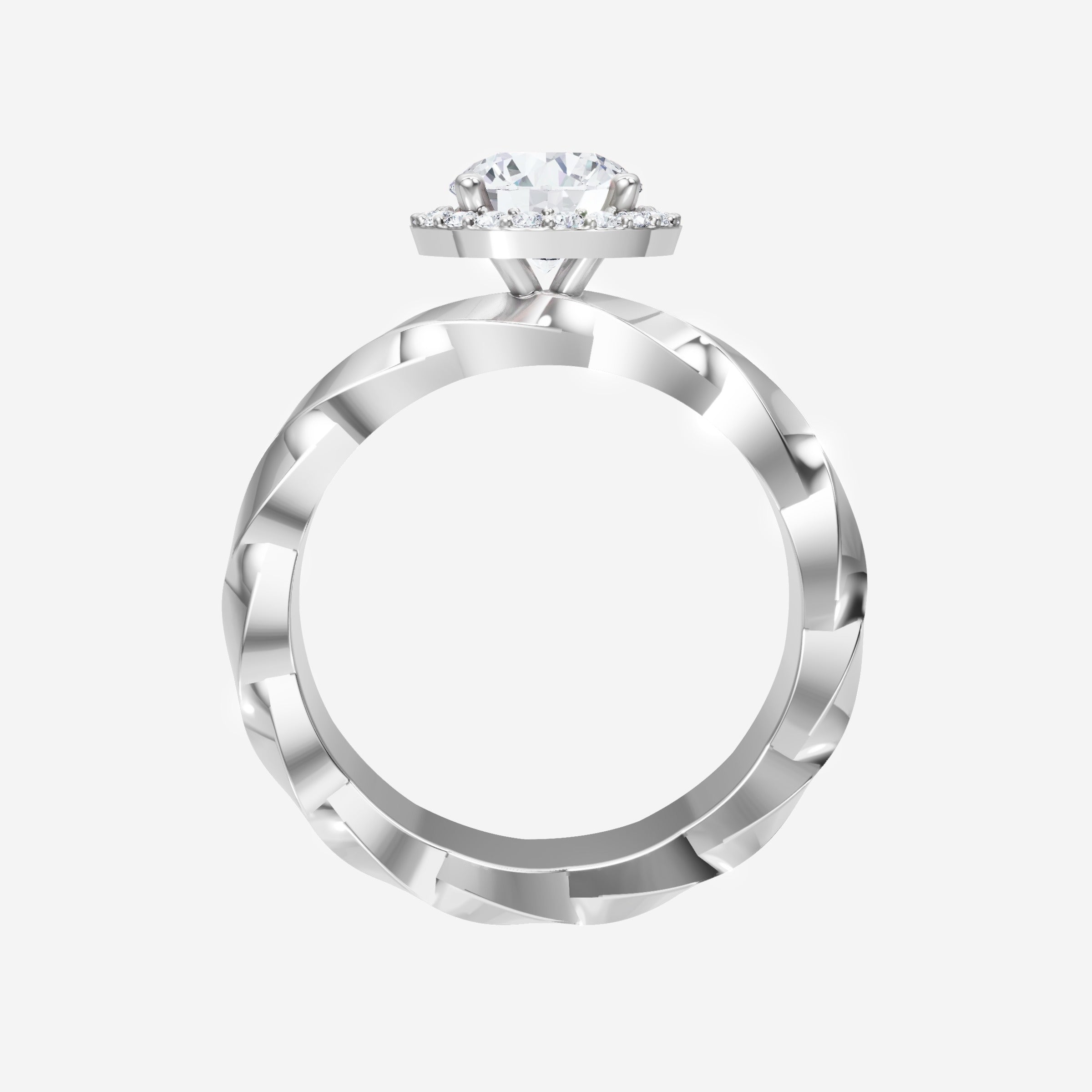 Round Shining Destiny Ring