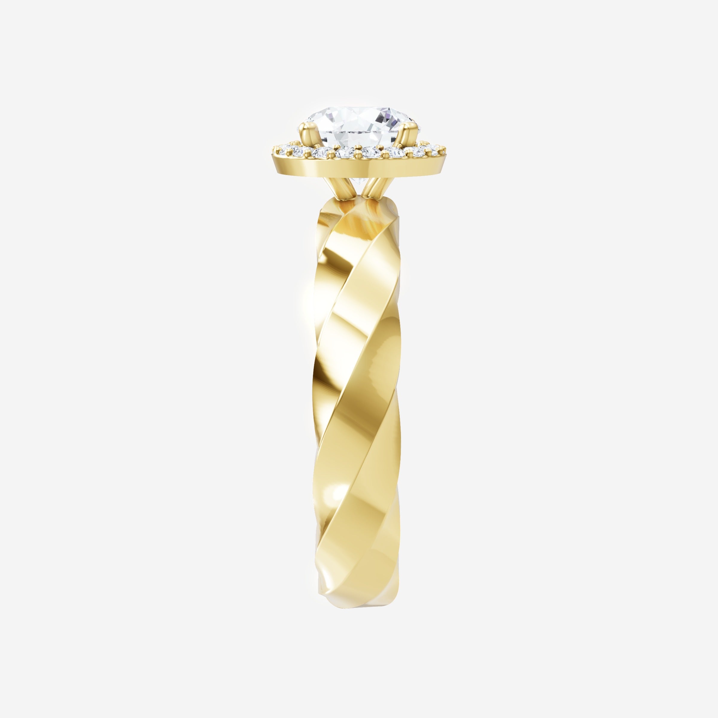 Round Shining Destiny Ring
