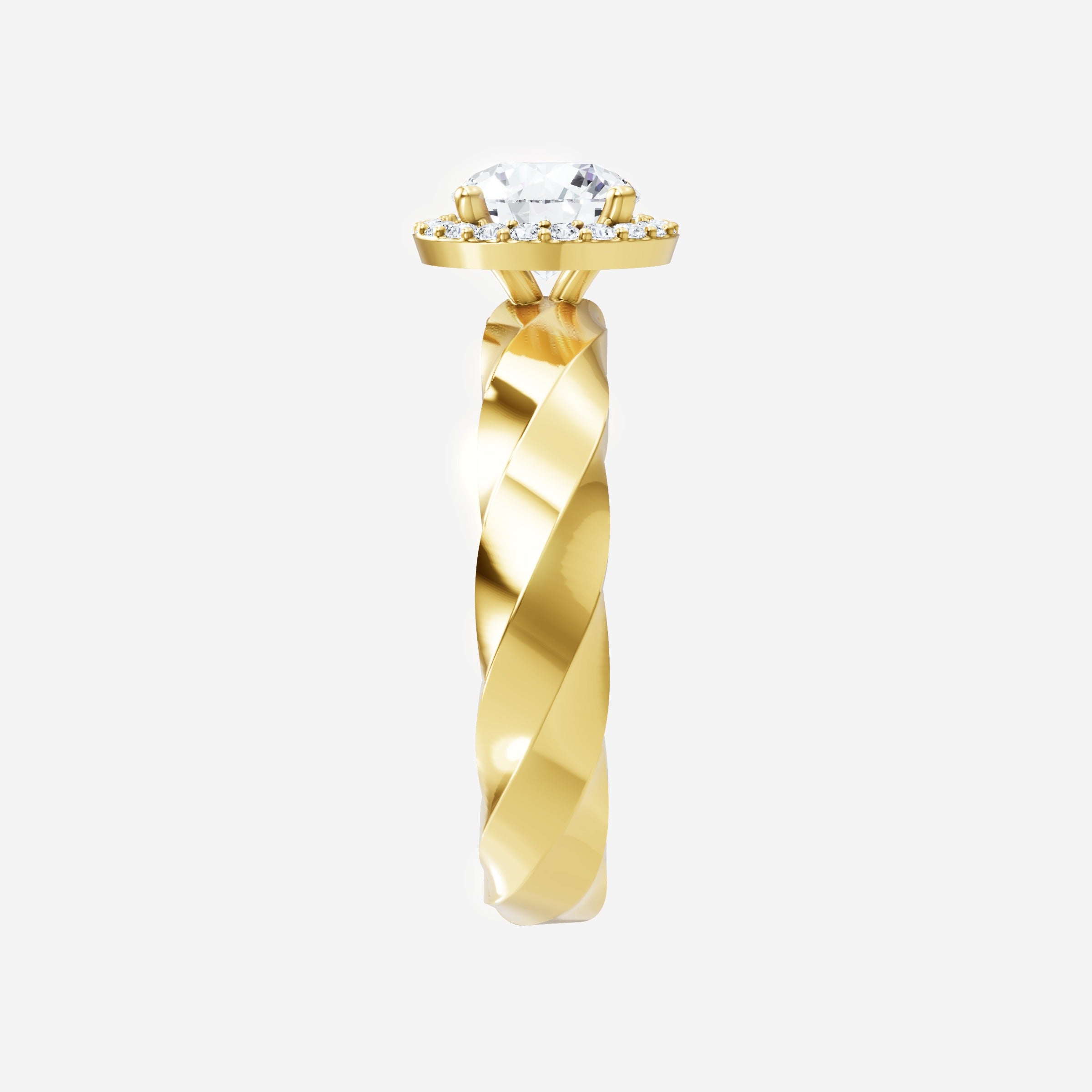 Round Shining Destiny Ring