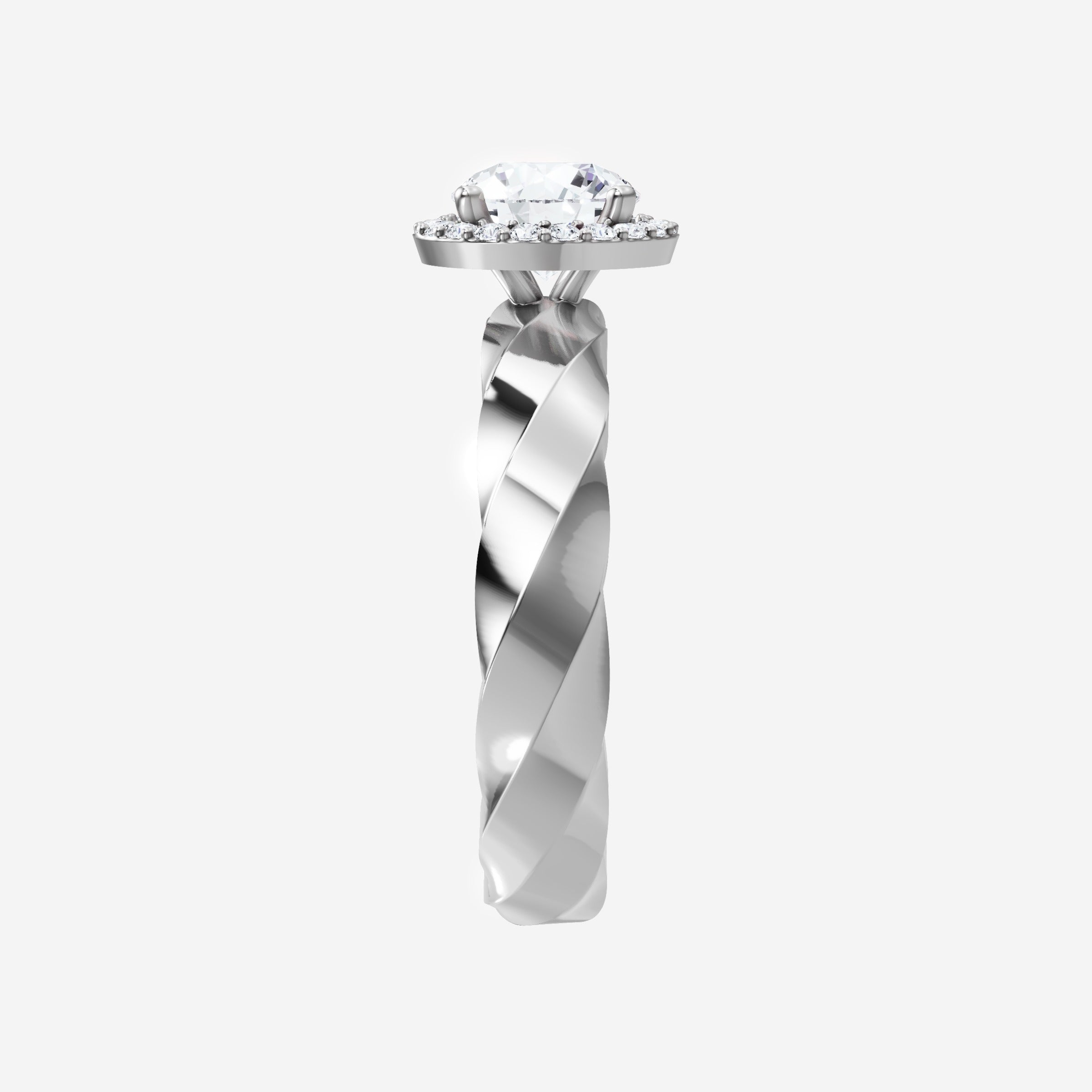 Round Shining Destiny Ring
