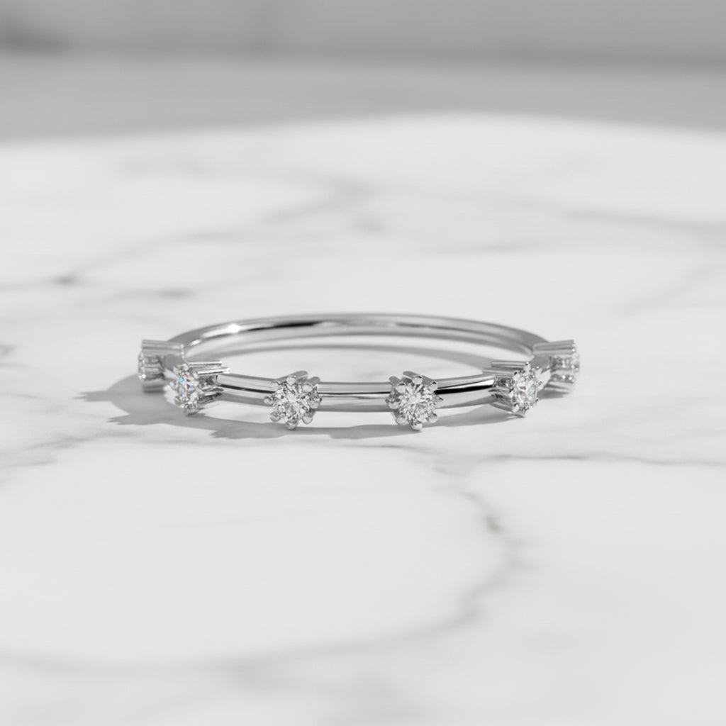 Six-Stone Lab Grown Diamond Ring