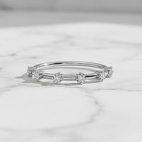 Six-Stone Lab Grown Diamond Ring