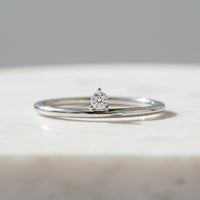 Solitaire Lab Grown Diamond Ring