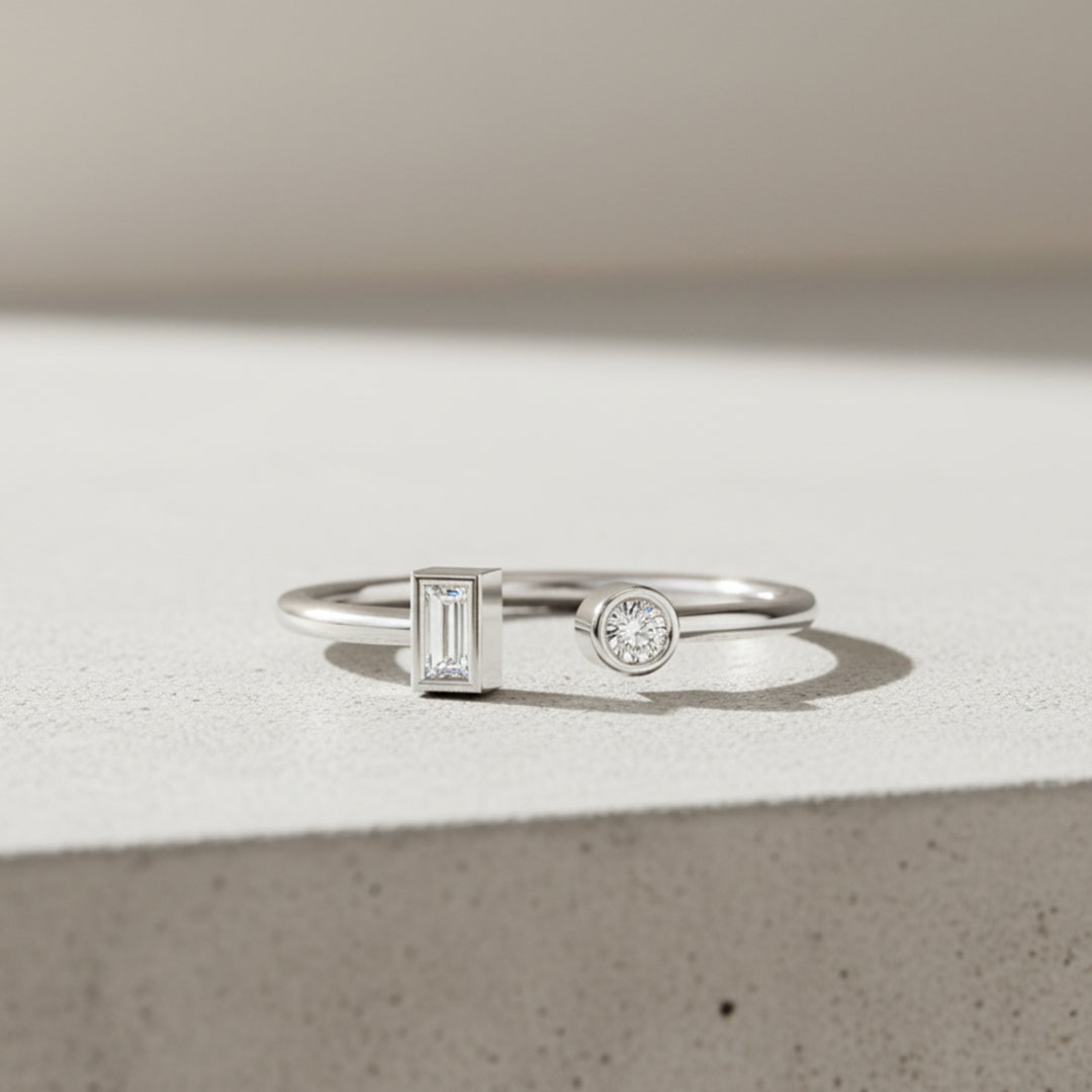 Two-Stone Lab Grown Diamond Ring