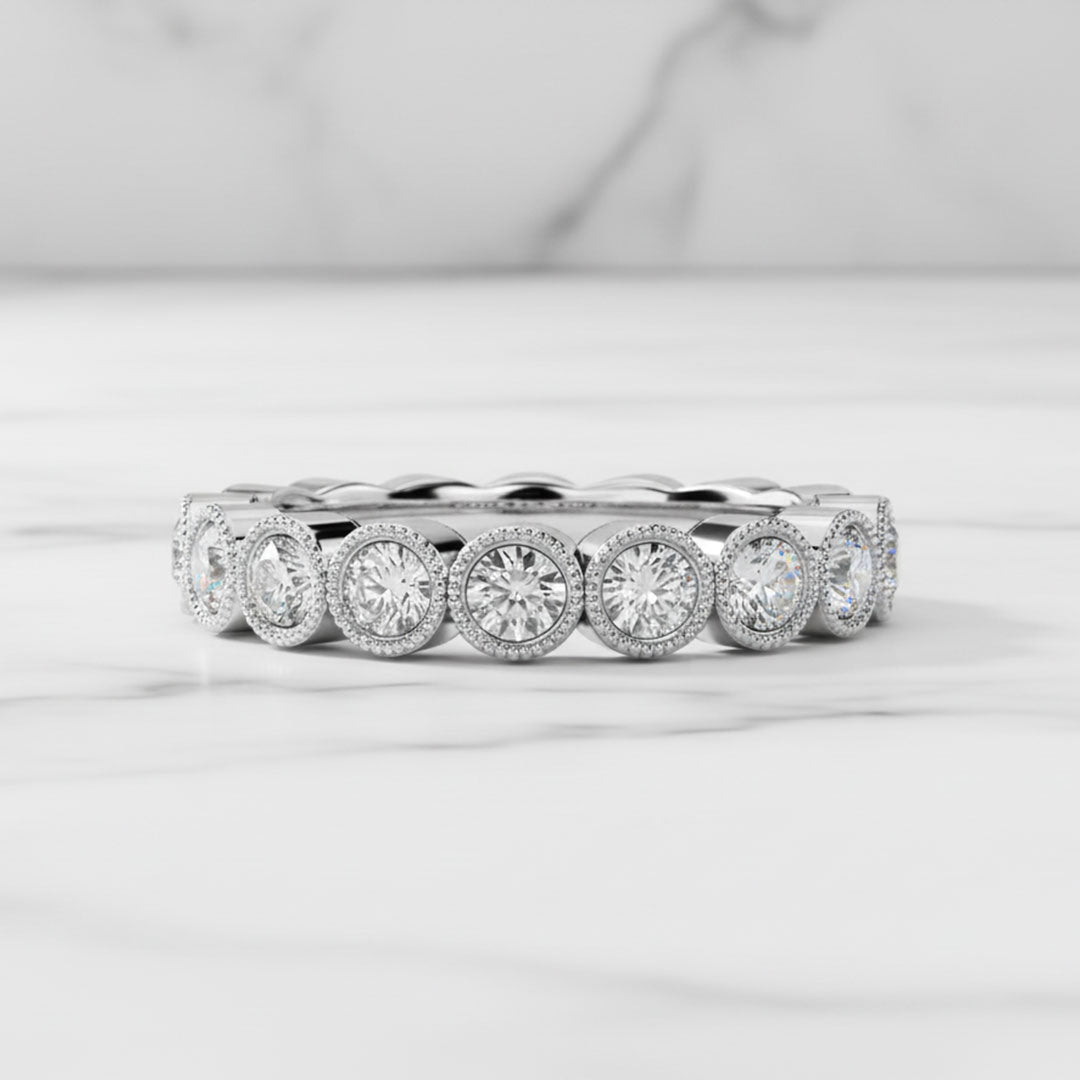 Vintage Lab Grown Diamond Band