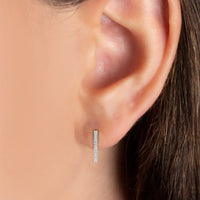 Lab Grown Diamond Inside Out Hoop Earrings (0.50ct-2.00ct)
