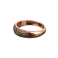 1.00ct Natural Champagne Diamond Band Ring