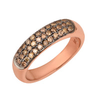 Natural Champagne Diamond Band Ring