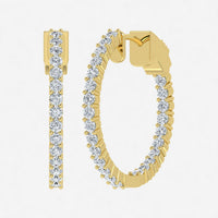 Aros con diamantes cultivados en laboratorio (0,50 ct-2,00 ct)