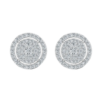 Lab Grown Diamond Earrings in 925 Sterling Silver (0.50CT-2.00CT)