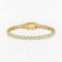 Pulsera de tenis con diamantes cultivados en laboratorio (3,00 ct-10,00 ct)