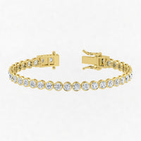 Pulsera de tenis con diamantes cultivados en laboratorio (3,00 ct-10,00 ct)