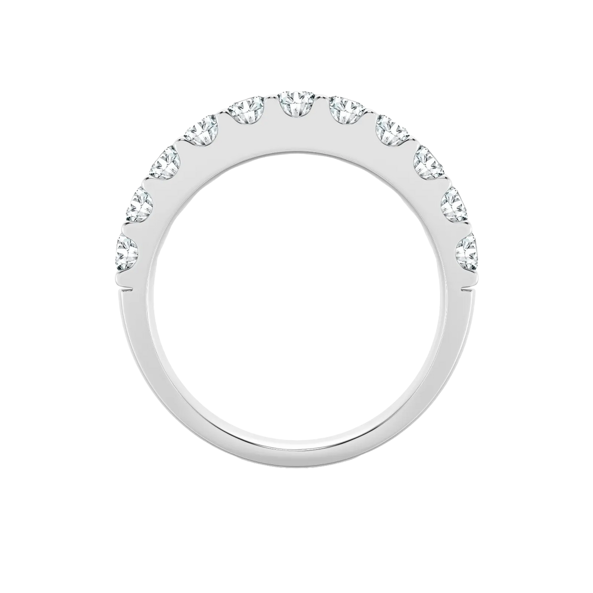 Anillo de banda con diamantes cultivados en laboratorio de 1,00 ct