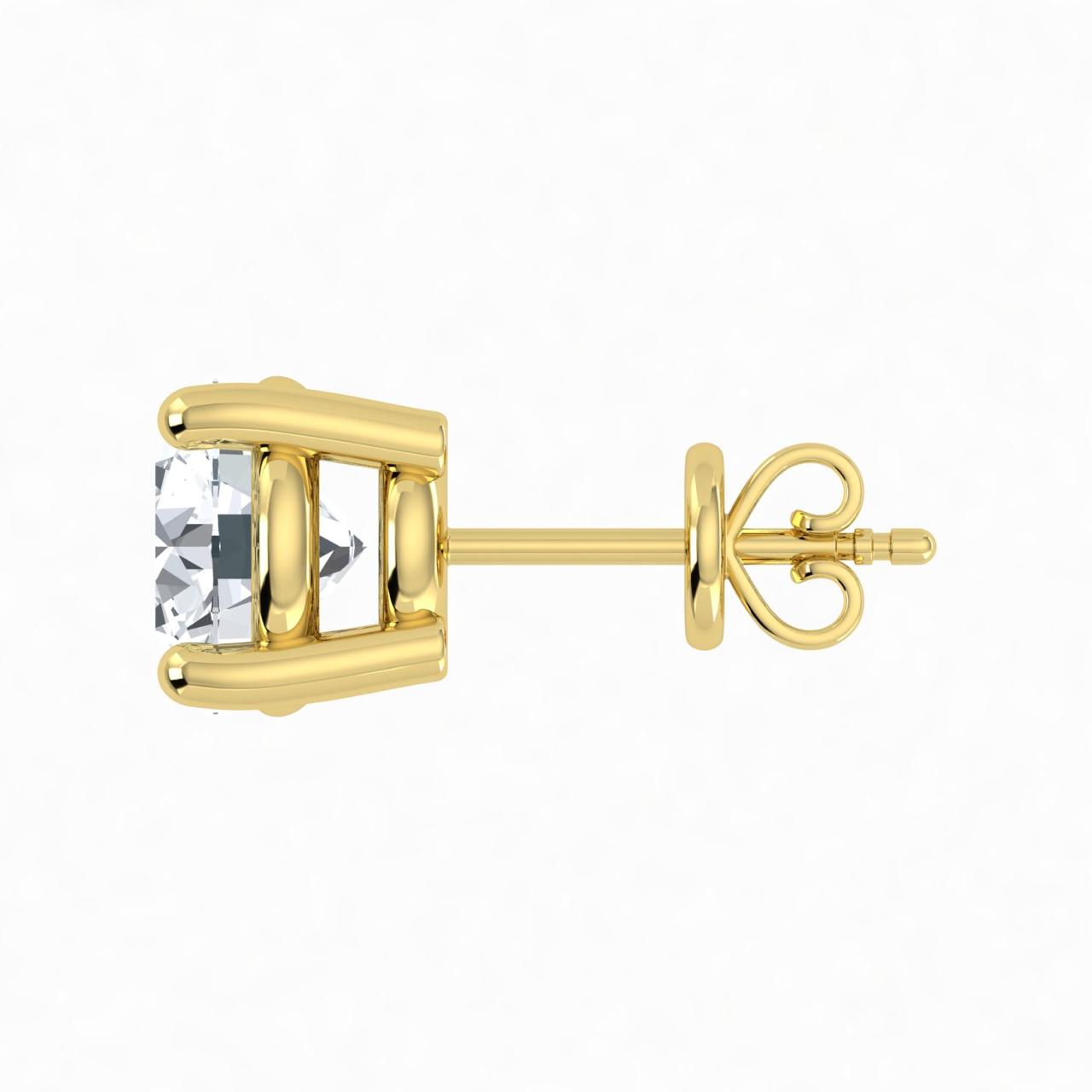 1.00 CT Single Stud Lab Grown Diamond Earring