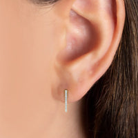 Lab Grown Diamond Inside Out Hoop Earrings (0.50ct-2.00ct)