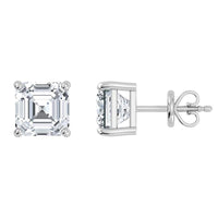 Aros de platino con diamantes cultivados en laboratorio (1-2 ct)