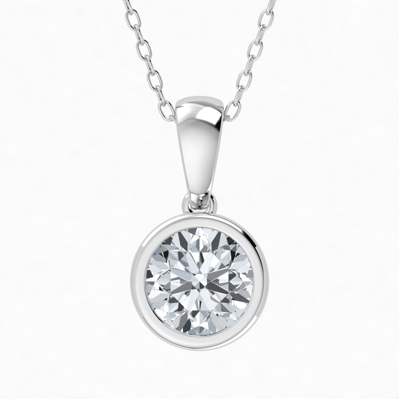 Lab Grown Diamond Solitaire Pendant