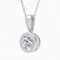 Lab Grown Diamond Solitaire Pendant