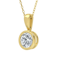 Lab Grown Diamond Solitaire Pendant