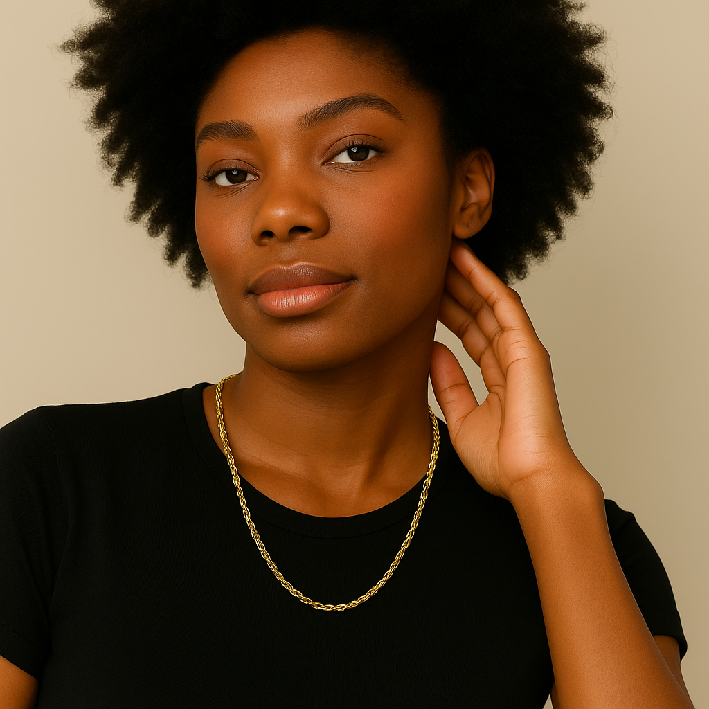 Italian 14k REAL  Yellow Gold  3mm Diamond Cut Rope Chain Necklace (18"-24")