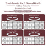 Lab Grown Diamond Tennis Bracelet for Women