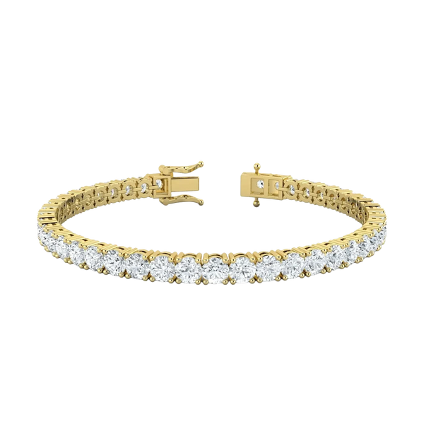 IGI Certified 3.00-10.00 Carat Lab Grown Diamond Tennis Bracelet