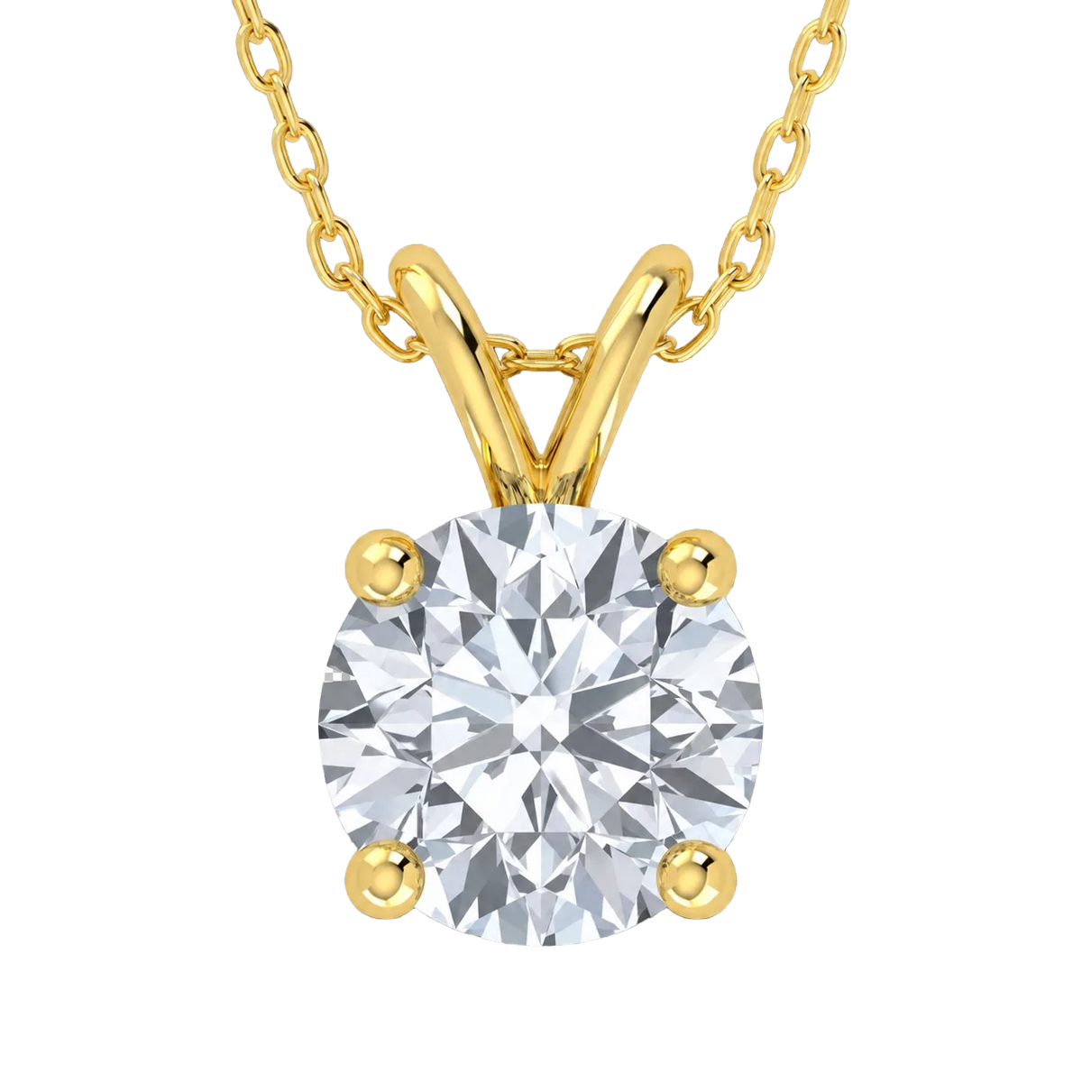 Lab Grown Diamond Solitaire Pendant