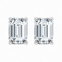 Lab Grown Diamond Emerald Cut Studs (0.50ct-1.00ct)