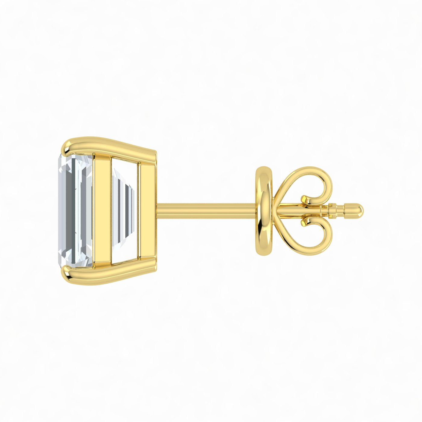 Lab Grown Diamond Emerald Cut Studs (0.50ct-1.00ct)