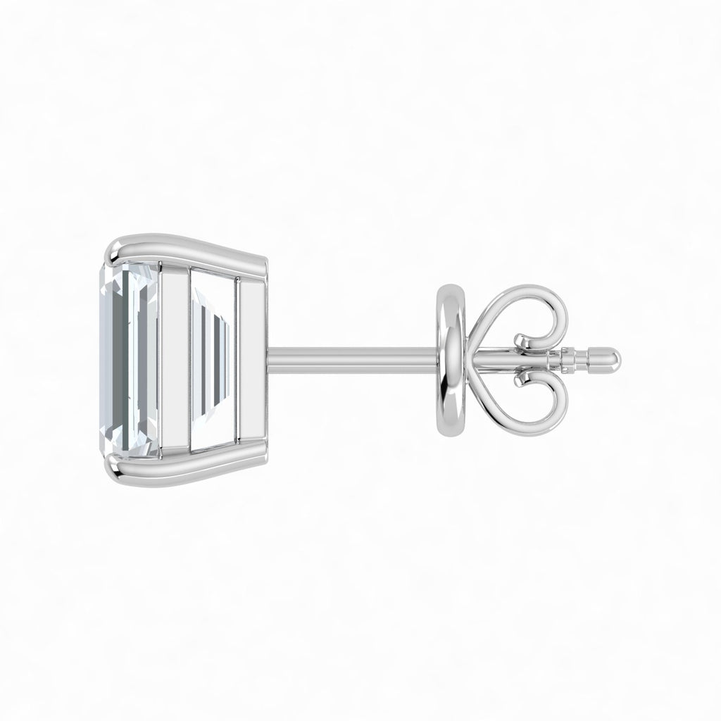 Lab Grown Diamond Emerald Cut Studs (0.50ct-1.00ct)
