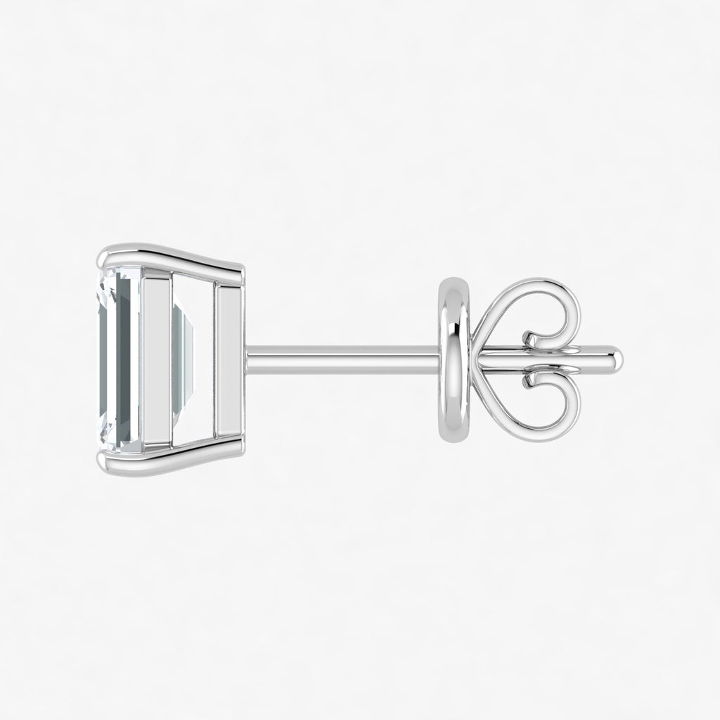 Lab Grown Diamond Emerald Cut Studs (0.50ct-2.00ct)