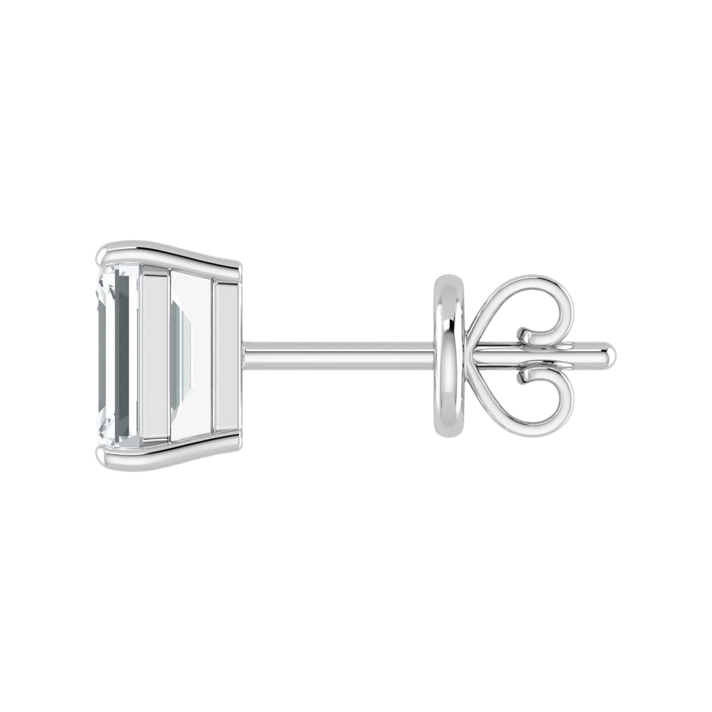Lab Grown Diamond Emerald Cut Studs (0.50ct-2.00ct)