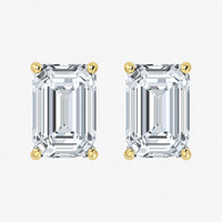 Lab Grown Diamond Emerald Cut Studs (0.50ct-2.00ct)