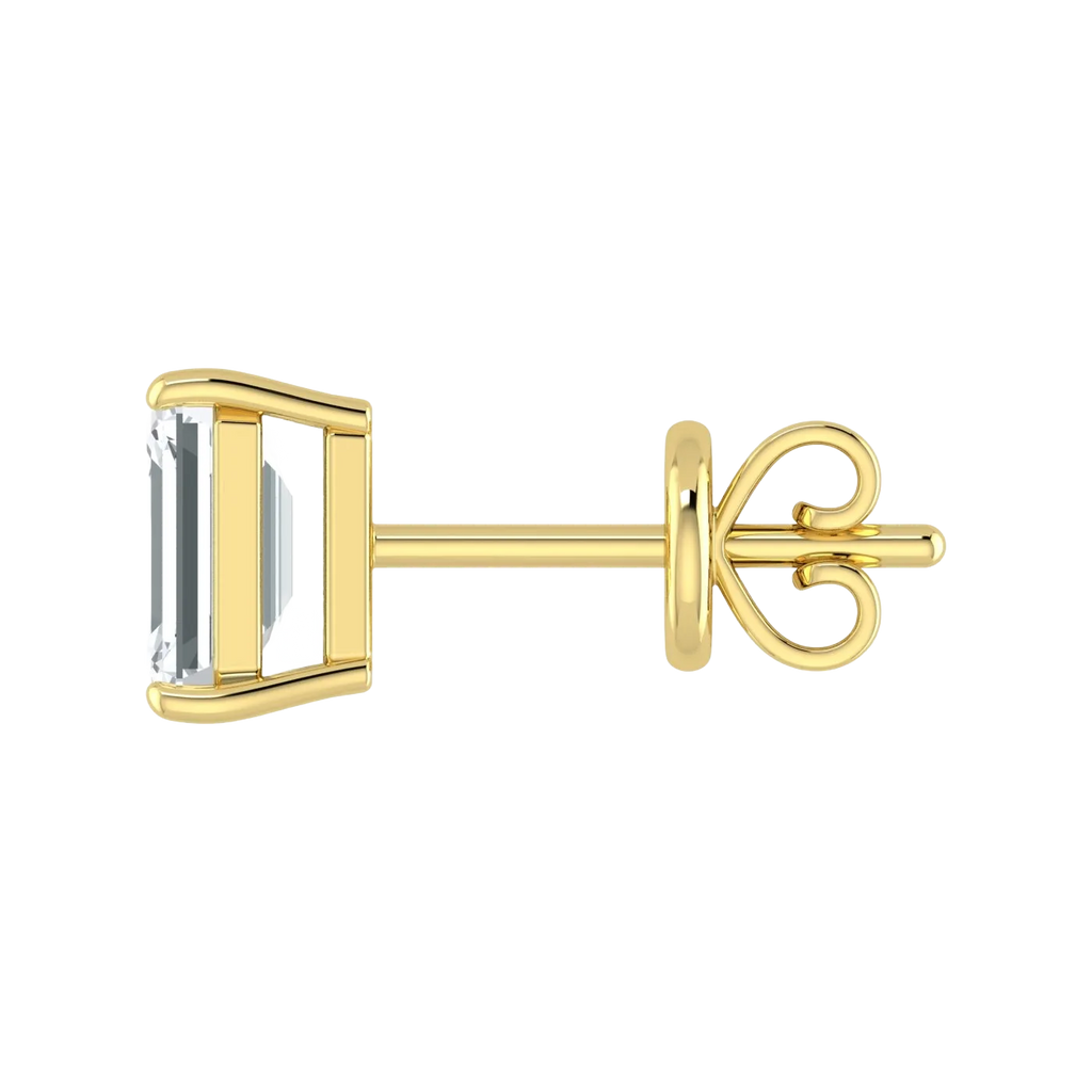 Lab Grown Diamond Emerald Cut Studs (0.50ct-2.00ct)