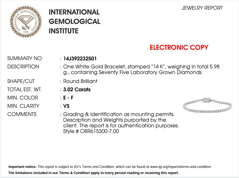 IGI Certified Natural Diamond Flower Earrings in 950 Platinum