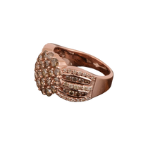 2.70ct Natural Champagne Diamond Ring